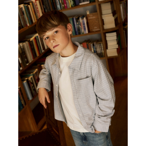 NAME IT Overshirt Kristian Ashley Blue Small Check