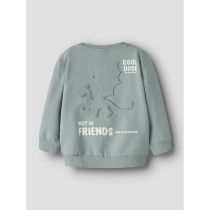 NAME IT Sweatshirt Kimo Green Milieu