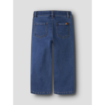 NAME IT Fleece Wide Jeans Rose Medium Blue Denim