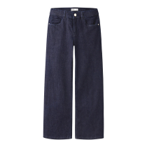 NAME IT Wide Jeans Rose Glitter Dark Blue Denim