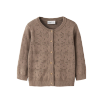 NAME IT Cardigan Kecia Brown Lentil