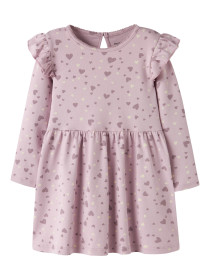 NAME IT Kjole Bheart Keepsake Lilac