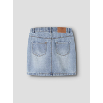 NAME IT Denim Rihnsten Nederdele Emma Light Blue Denim