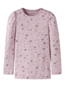 NAME IT Bluse Bheart Keepsake Lilac