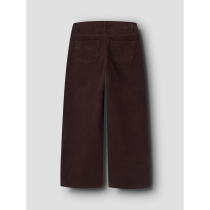 NAME IT X-Wide Fløjls Bukser Rose Chocolate Plum