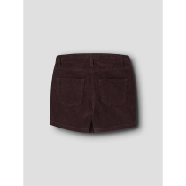 NAME IT Fløjls Skort Cleo Chocolate Plum