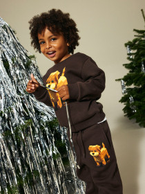 NAME IT Sweatshirt Sigurt Seal Brown