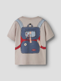 NAME IT T-shirt Fum Chateau Gray