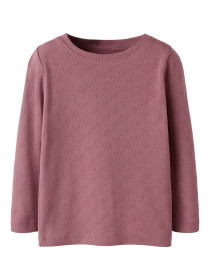NAME IT Bluse Hulmønster Sif Wistful Mauve