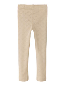 NAME IT Leggings Hulmønster Sif Feather Gray