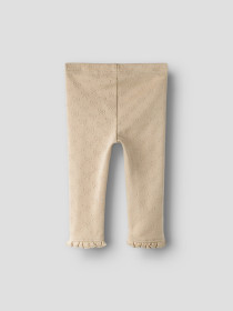 NAME IT Leggings Hulmønster Sif Feather Gray