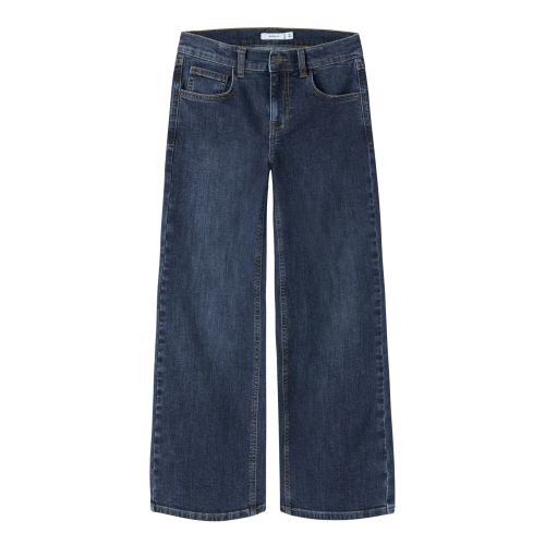 NAME IT Wide Jeans Rose Dark Blue Denim billede