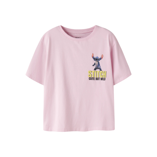 Name It Stitch Jynin Pirouette - T-shirt - Gul/Rosa - 116