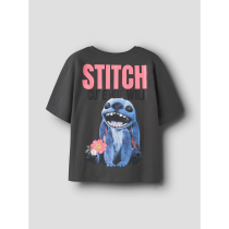 NAME IT Stitch T-shirt Jynin Black Oyster