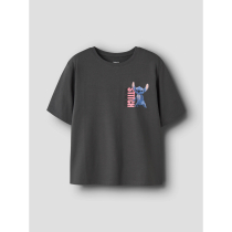 NAME IT Stitch T-shirt Jynin Black Oyster