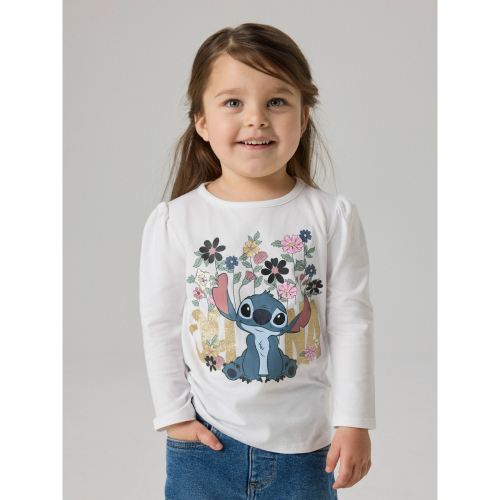 Name It Bluse - Noos - NmfJina - Stitch - Bright White