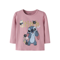 NAME IT Bluse Jina Stitch Lilas