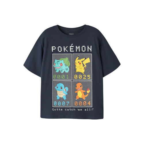 Name It Jis Pokemon - Børne T-shirt - Blå - 134