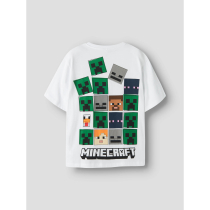 NAME IT T-shirt Julio Minecraft Bright White