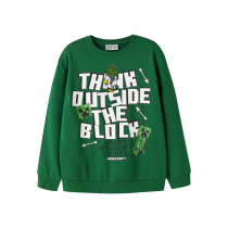 NAME IT Sweatshirt Jacks Minecraft Verdant Green