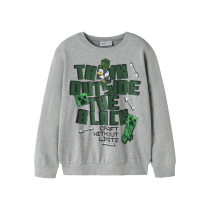 NAME IT Sweatshirt Jacks Minecraft Grey Melange