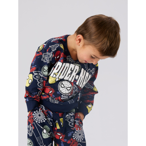 Name It Jacco Spider-Man - Børne Sweatshirt - Blå - 92