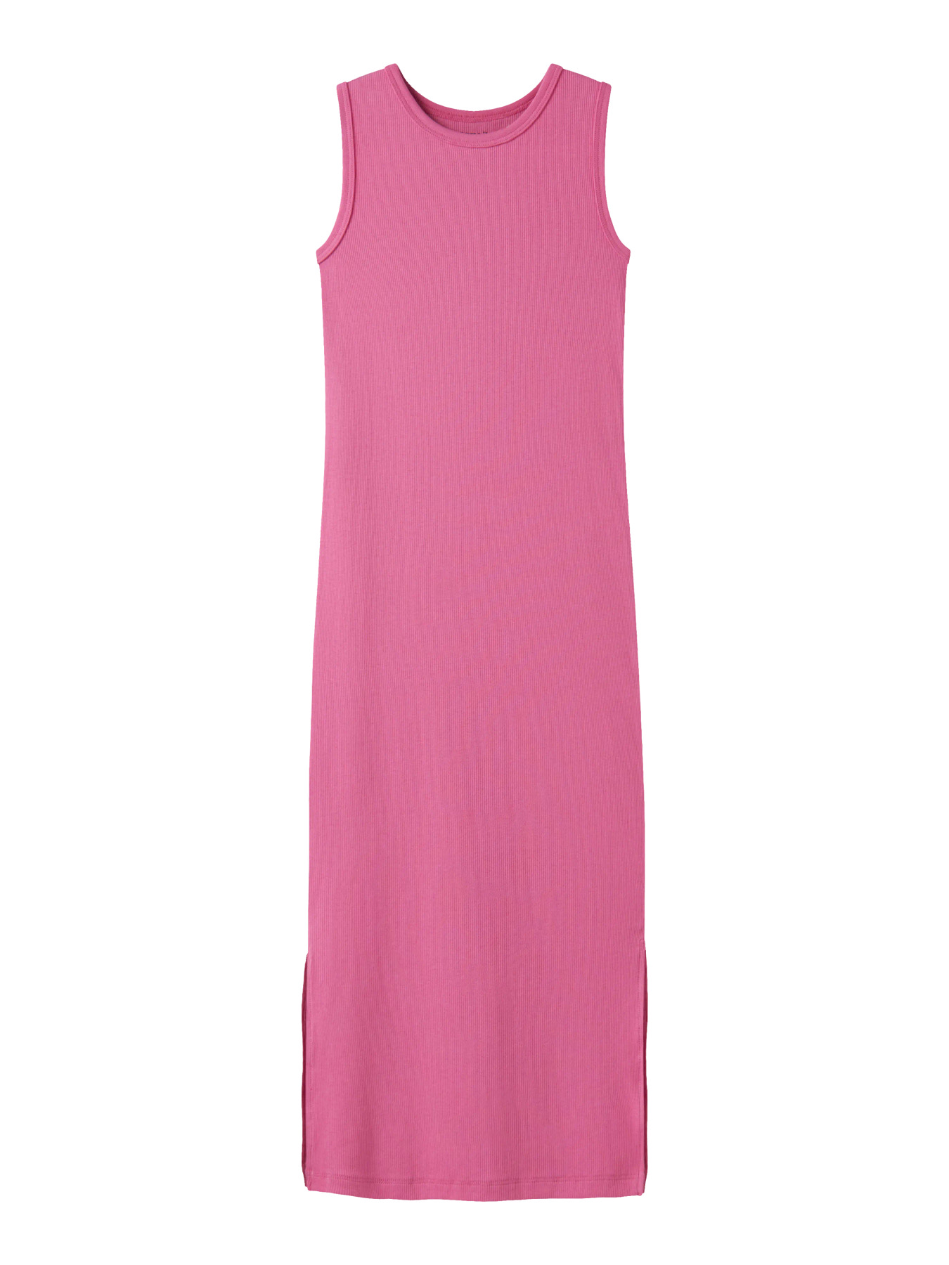 NAME IT Rib Maxi Kjole Nakal Strawberry Moon