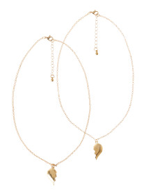 NAME IT 2-Pak Halskæde Forever Gold Colour