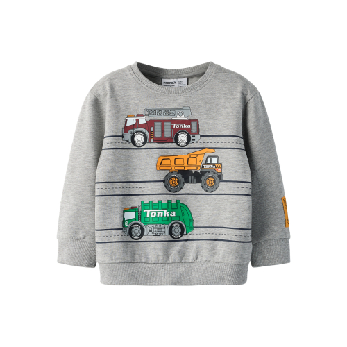 Name It Sweatshirt - NmmJorge - Tonka - Gråmeleret