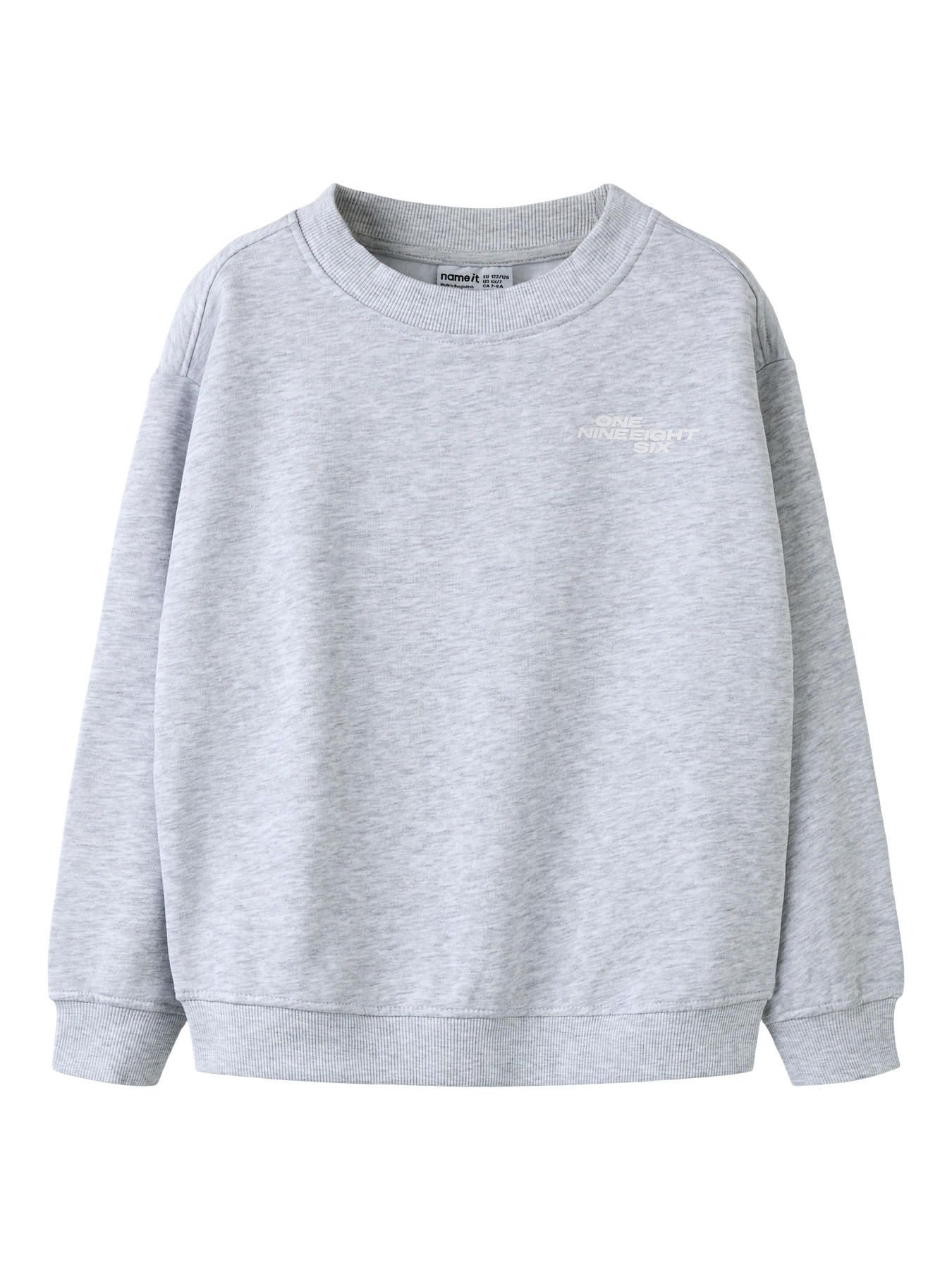 NAME IT Sweatshirt Shaney Light Grey Melange