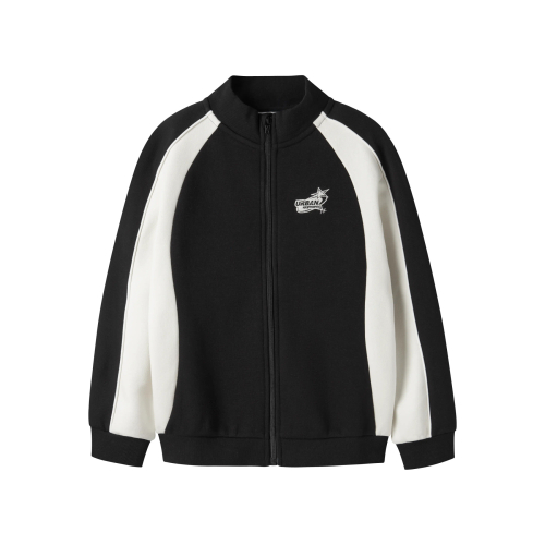 Name It Lasse - Børne Sweat Cardigan - Sort - 140