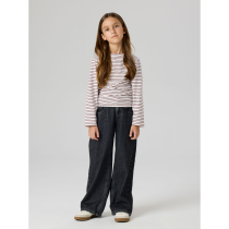NAME IT Bluse Silke Burgundy Cloud Dancer