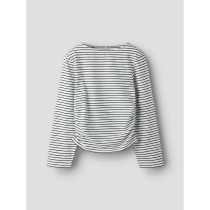 NAME IT Bluse Silke Black Cloud Dancer