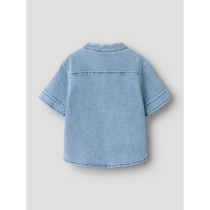 LIL ATELIER Skjorte Bluse Deva Medium Blue Denim