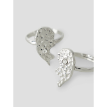 NAME IT 2-Pak Friends Ringe Silver