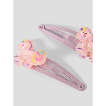 NAME IT 2-Pak Hårspænder Unicorn Lotus