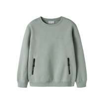 NAME IT Sweatshirt Leo Green Milieu