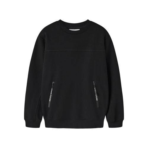Name It Leo - Børne Sweatshirt - Sort - 128