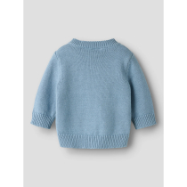 NAME IT Strik Cardigan London Ashley Blue Cow