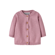 NAME IT Strik Cardigan Ladot Lilas Lotus