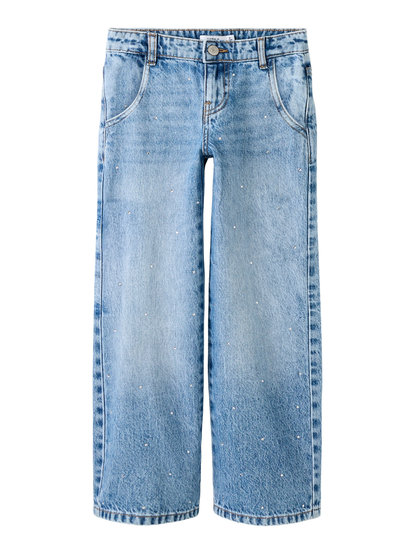 Name It Jeans - Denim - Wide - NkfRose - Light Blue Denim/Rhine