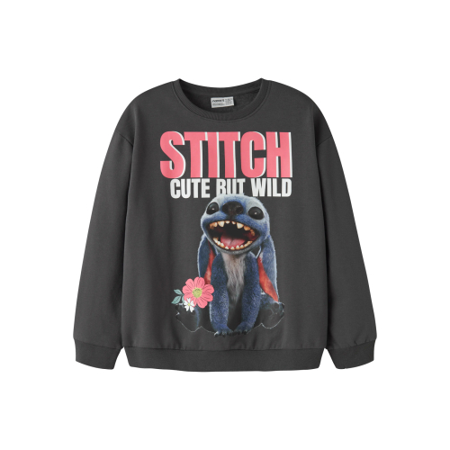 NAME IT Sweatshirt Jyni Stitch Black Oyster