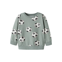 NAME IT Sweatshirt Louie Green Milieu