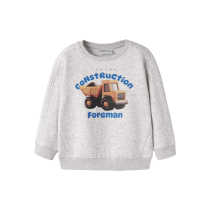 NAME IT Sweatshirt Onikkel Light Grey Melange