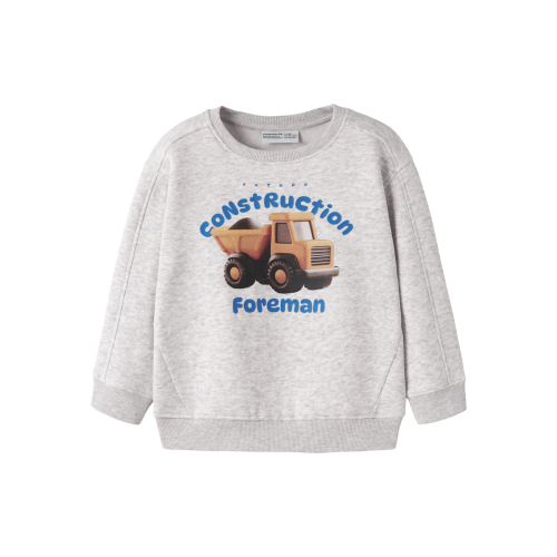 Name it Sweatshirt - NMMONIKKEL - Light Grey Melange