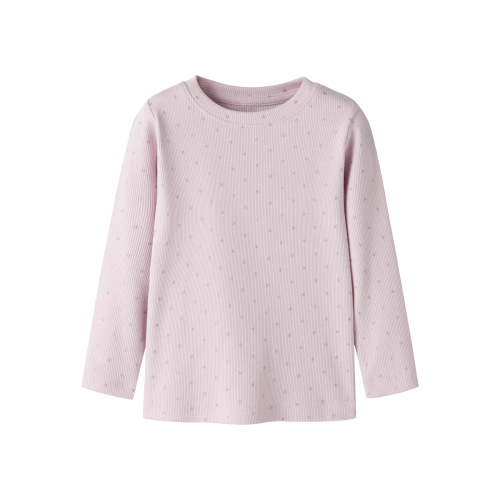 Name it Bluse - Rib - NMFODELE - Light Lilac