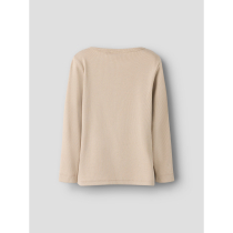 LIL ATELIER Bluse Lago Oxford Tan