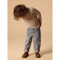 LIL ATELIER Bluse Lago Oxford Tan