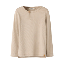 LIL ATELIER Bluse Lago Oxford Tan