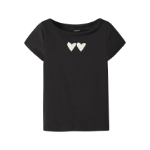 NAME IT T-shirt Limo Black
